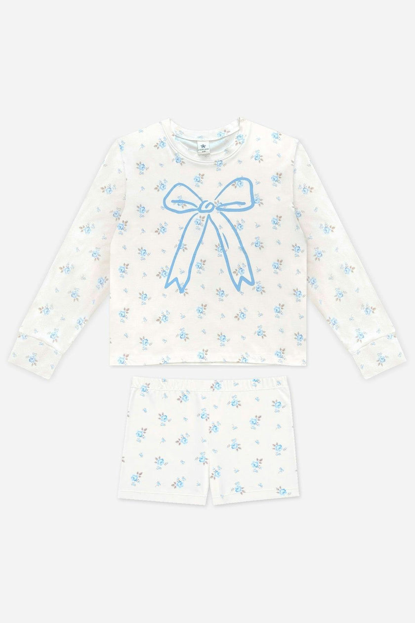 Simply Soft Long Sleeve Easy Tee & Tumble Short Lounge Set