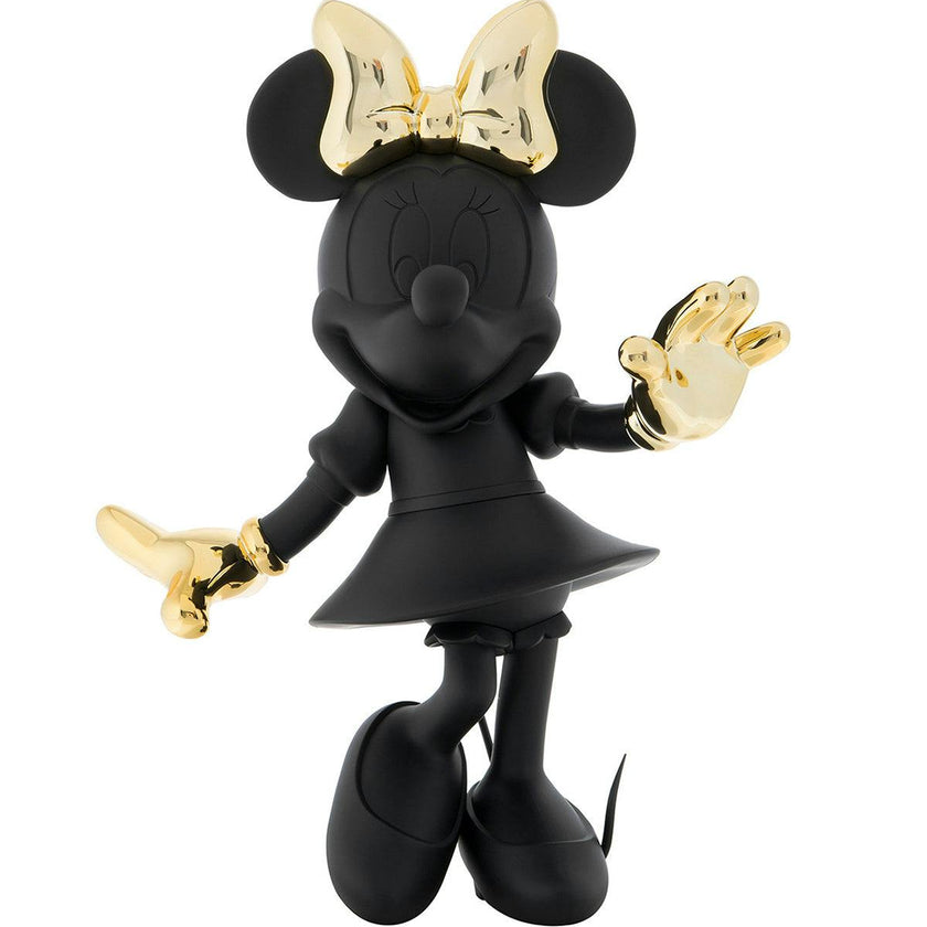Minnie Mouse WELCOME Black & Gold 12in