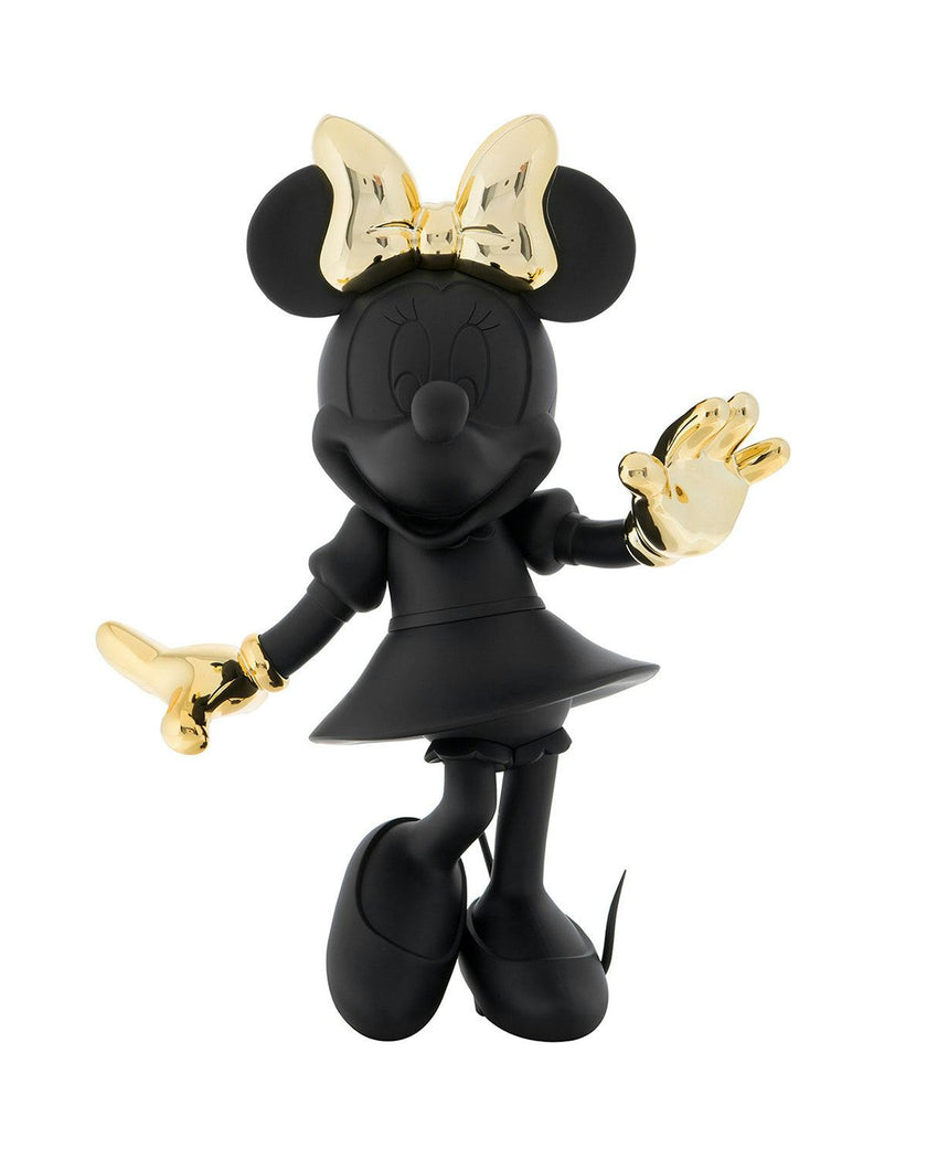 Minnie Mouse WELCOME Black & Gold 12in