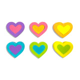 Hearts in Bloom Puzzle Erasers - Set of 6