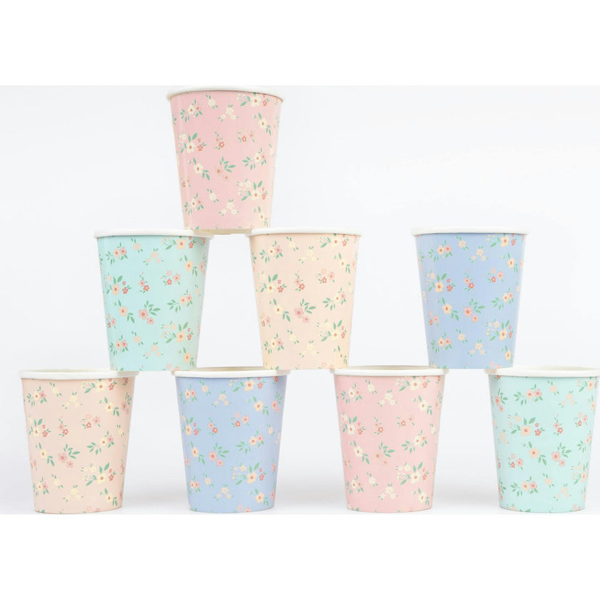 Vintage Ditsy Cups