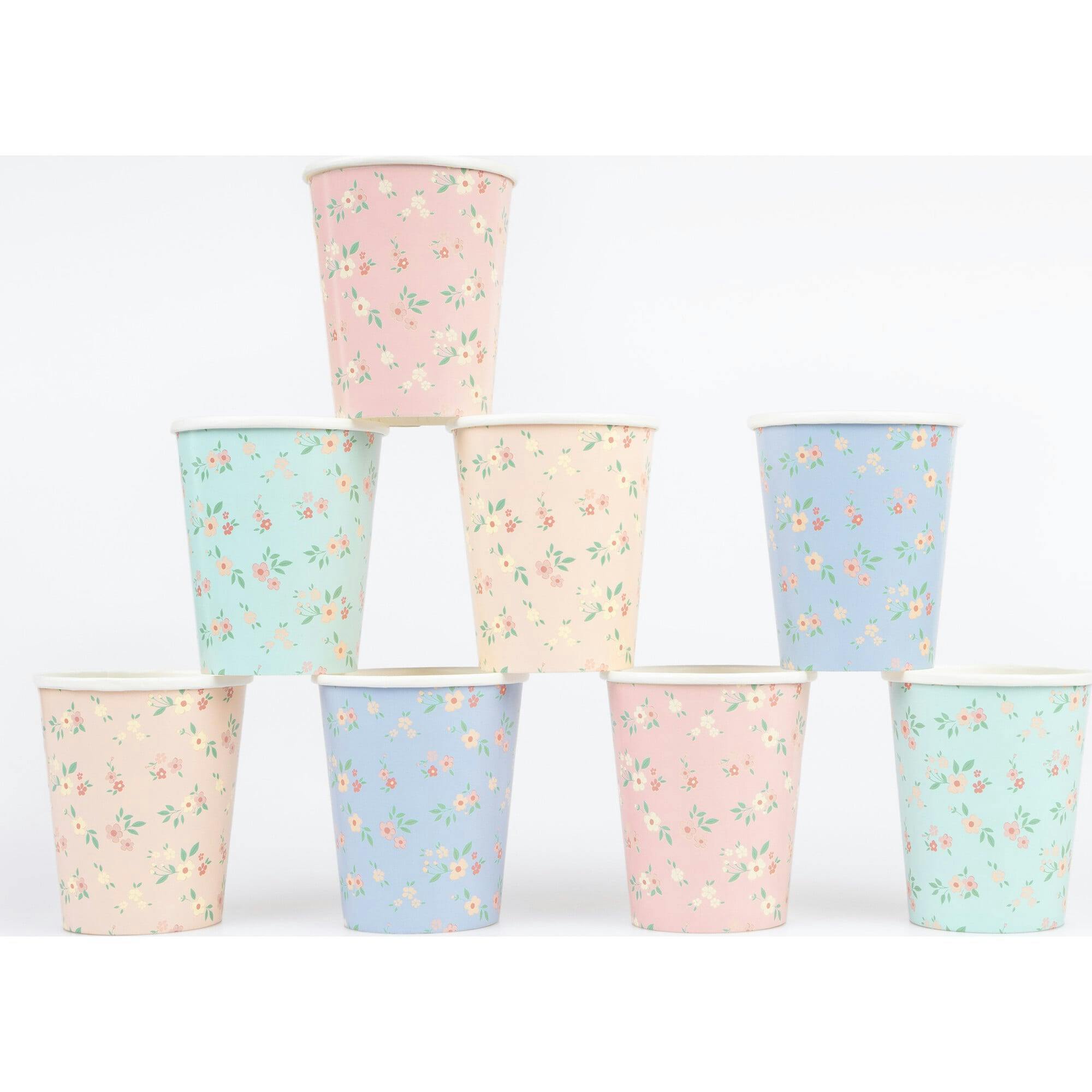 Vintage Ditsy Cups