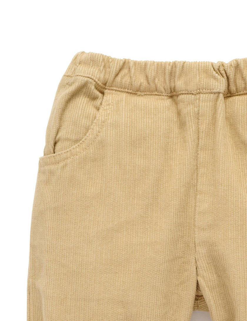 Lined Corduroy Pants Mushroom