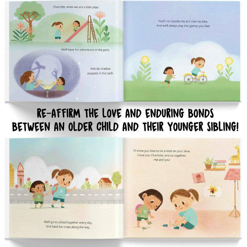 My Younger Sibling and Me: Besties Forever! (Personalized Book from an Older to a Younger Sibling)