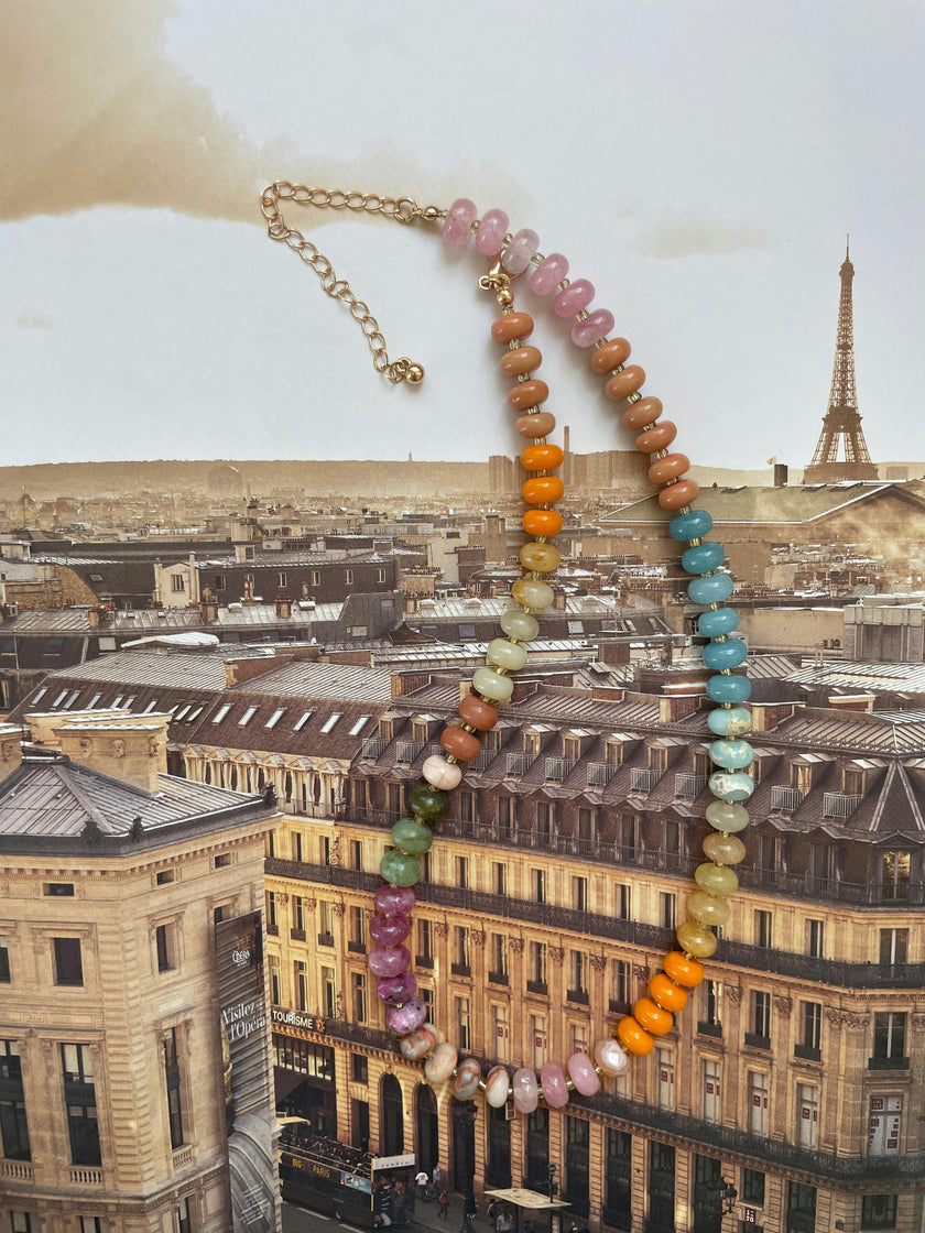Autumn in Paris Gemstone Necklace