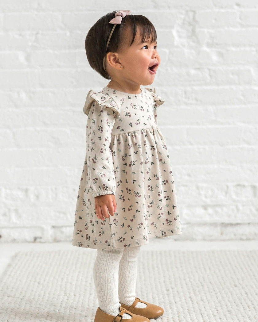 Mika Armhole Ruffle Long Sleeve Dress