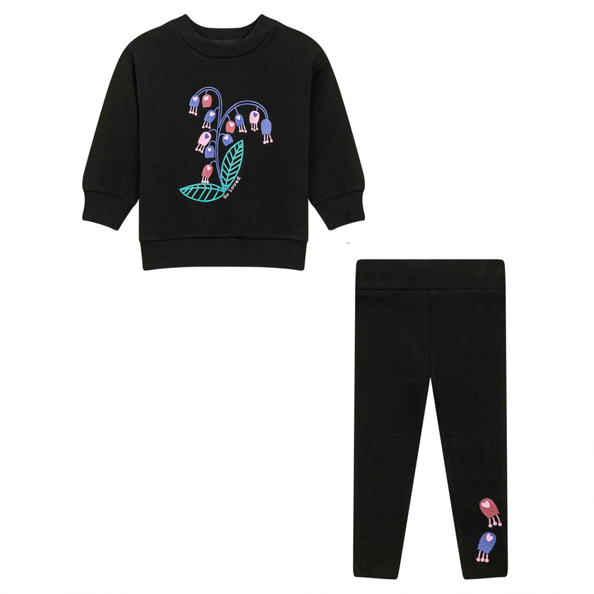 Multi Print 2Pc Set Black