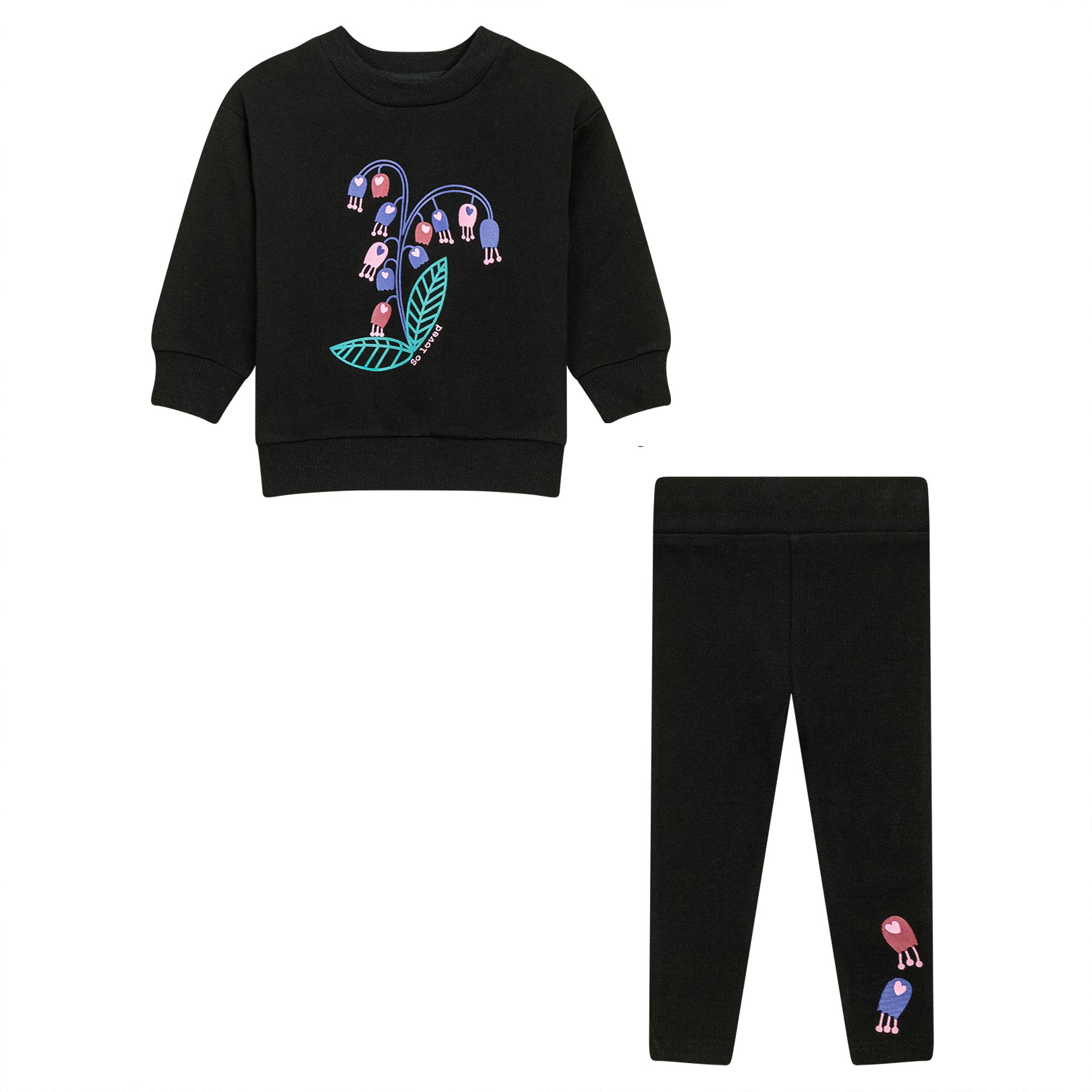 Multi Print 2Pc Set Black