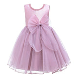 Pink Felice Tulle Bow Dress