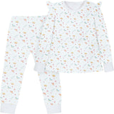 Butterflies Pima Long Pajama Set