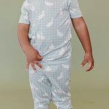 2pc Short Sleeve Pajamas with Pants - Baker