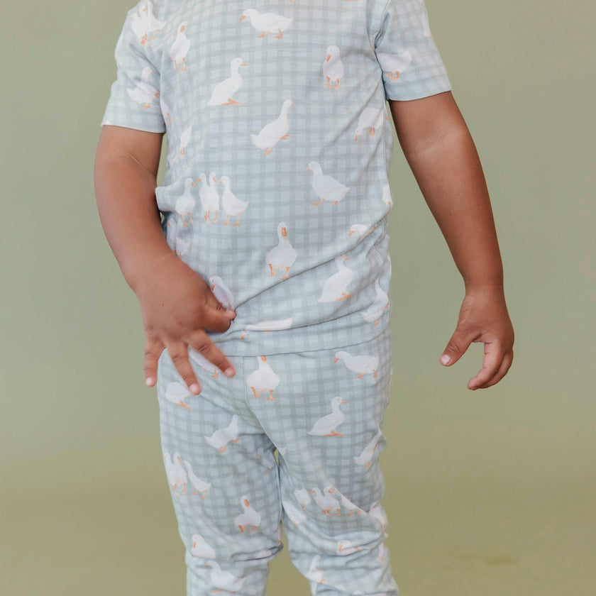 2pc Short Sleeve Pajamas with Pants - Baker