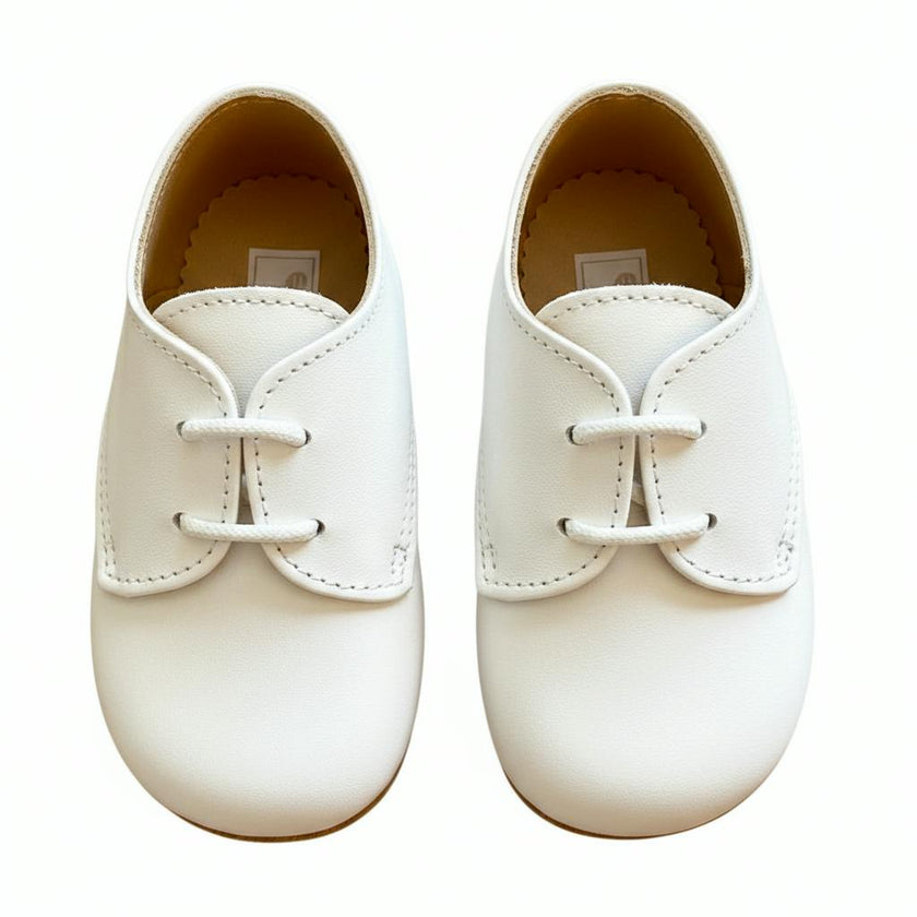 Chipper Pre-Walker Baby Shoes - White