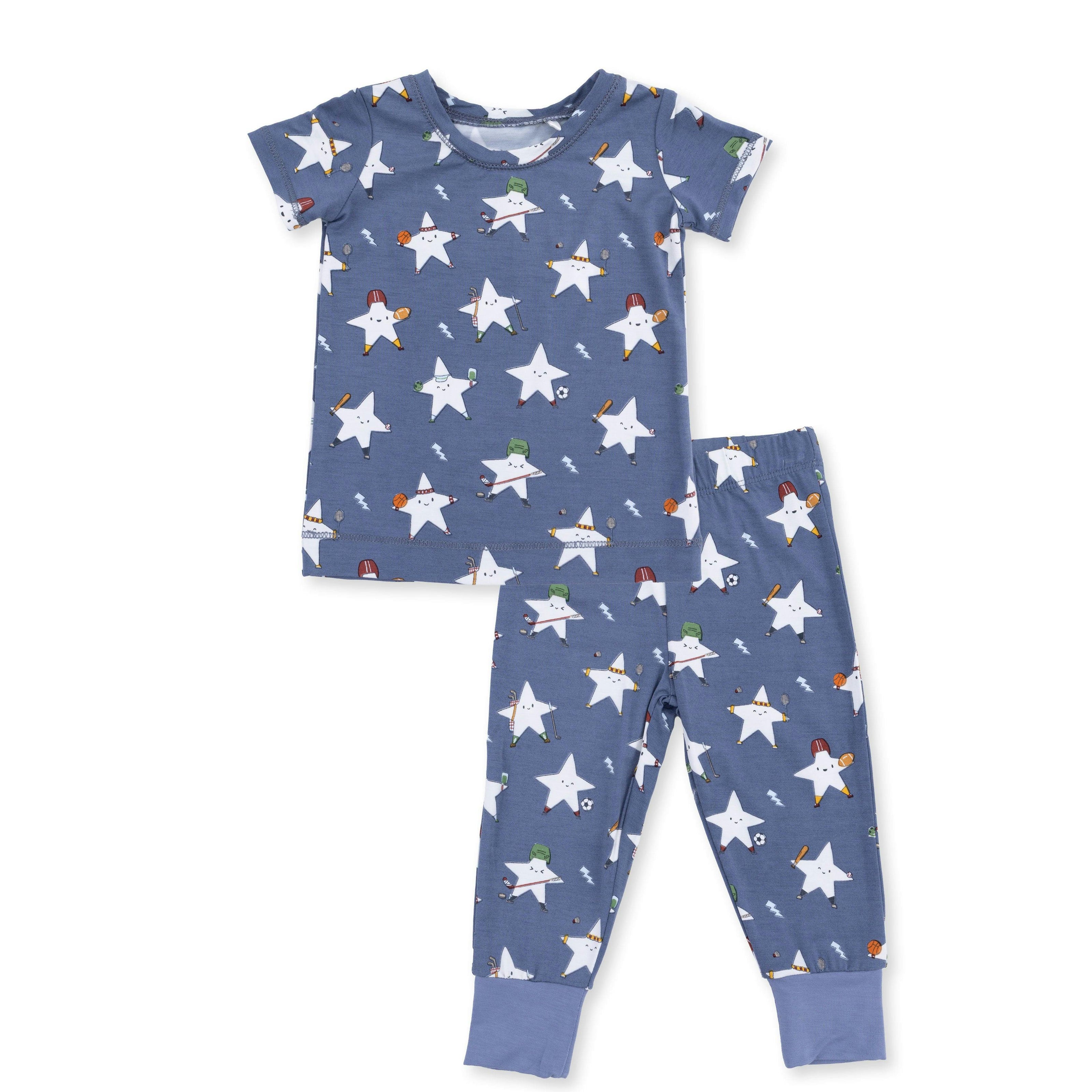 Sports All Stars - Short Sleeve Loungewear Set
