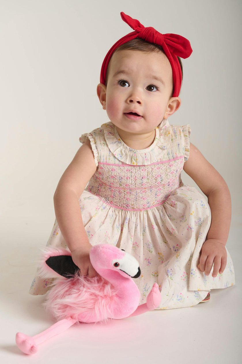 Hand-Smocked Baby Dress - Keilani