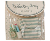 Tooth brush set in bag, Mouse - Blue stripe