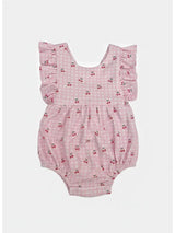Lemons Pima Cotton Baby Bloomer w/ Cross Straps