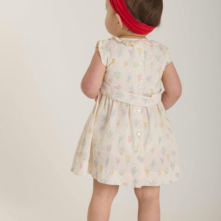 Hand-Smocked Baby Dress - Keilani