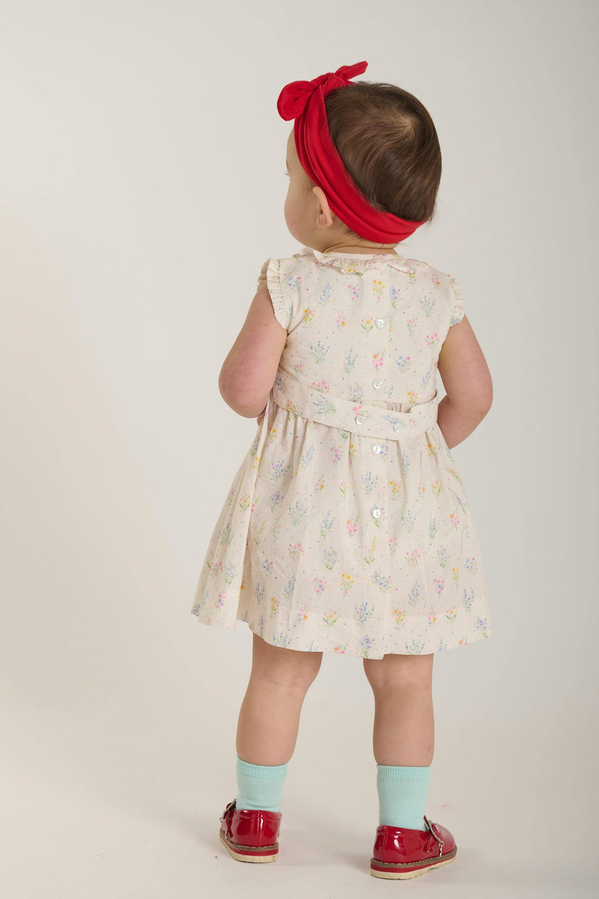Hand-Smocked Baby Dress - Keilani