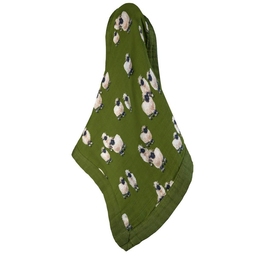 Valais Mini Lovey Two-Layer Muslin Security Blanket