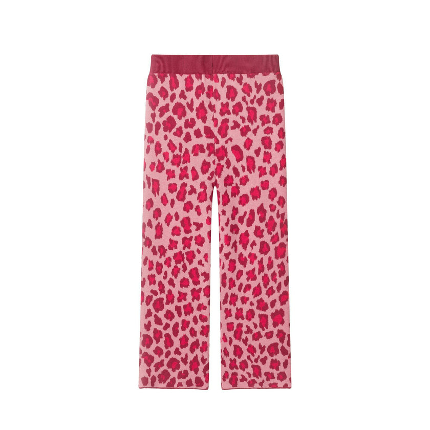 Two-Piece Sweater Set | Pink Leopard