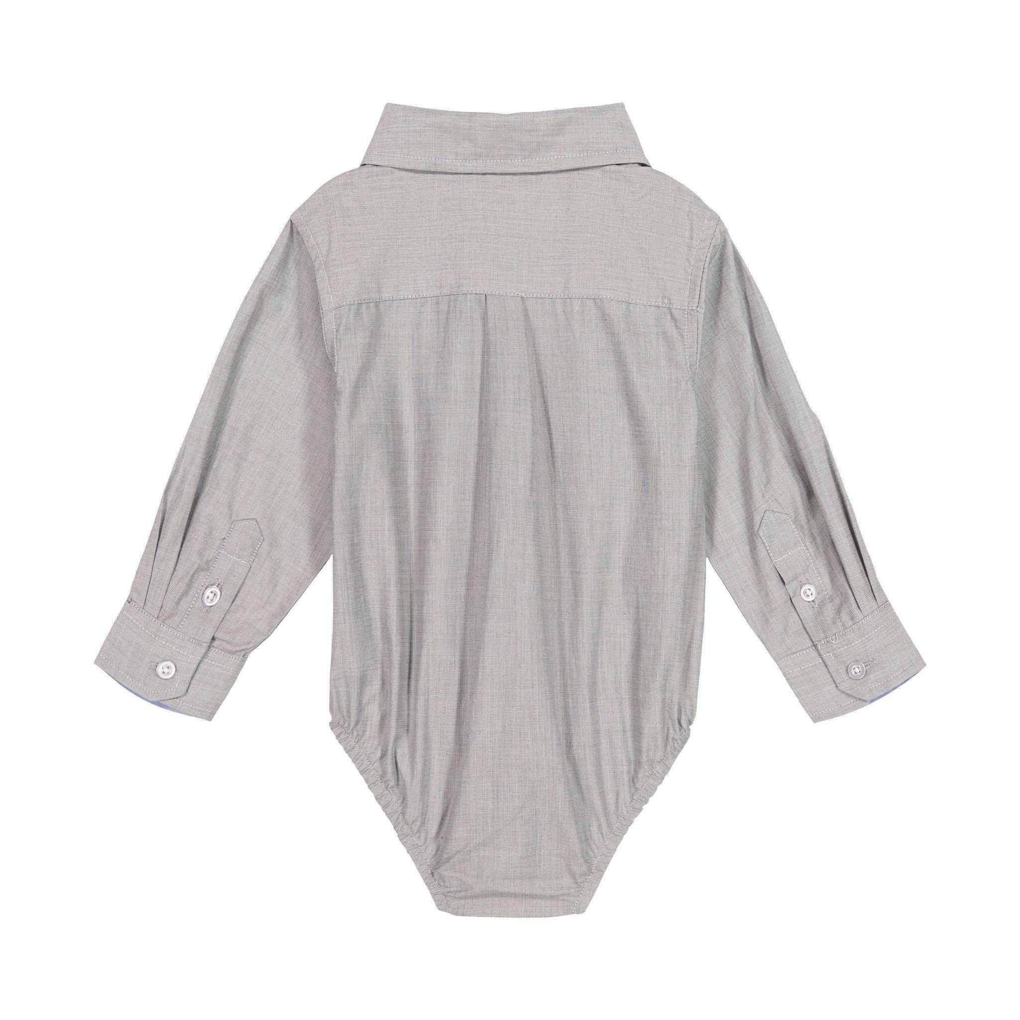 Infant Boy Chambray Button-down Shirtzie