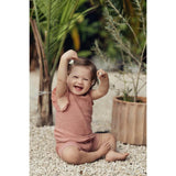 Honeycomb Knit Scallop 2-Piece Top & Short Set