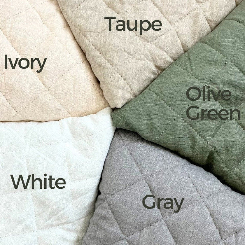 Linen Round Play Mat