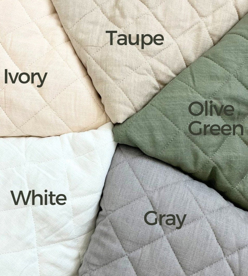 Linen Round Play Mat