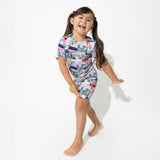 Justice League Heroines Bamboo Kids Pajama Short Set