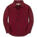 Organic Long Sleeve Flannel Button Down Shirt