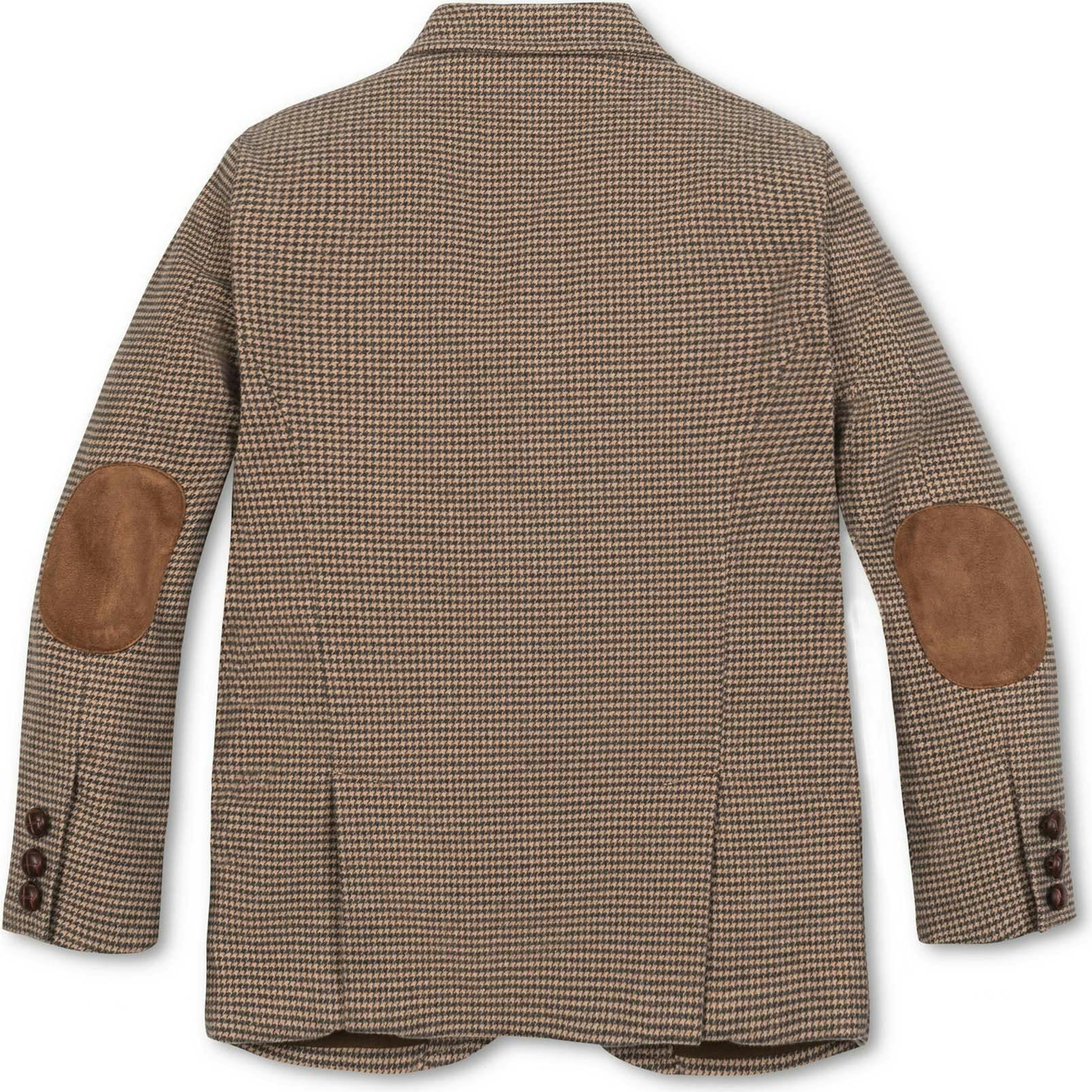 Organic Brushed Cotton Suit Jacket, Brown