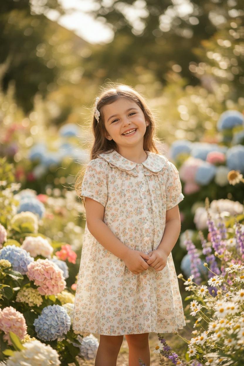 Posy Collar Short Sleeve Dress