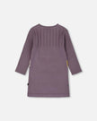 Jacquard Sweater Dress with Polka Dot Pattern