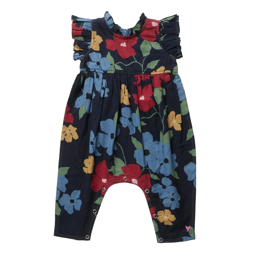Baby Girls Jennifer Jumper - Navy Hibiscus Floral