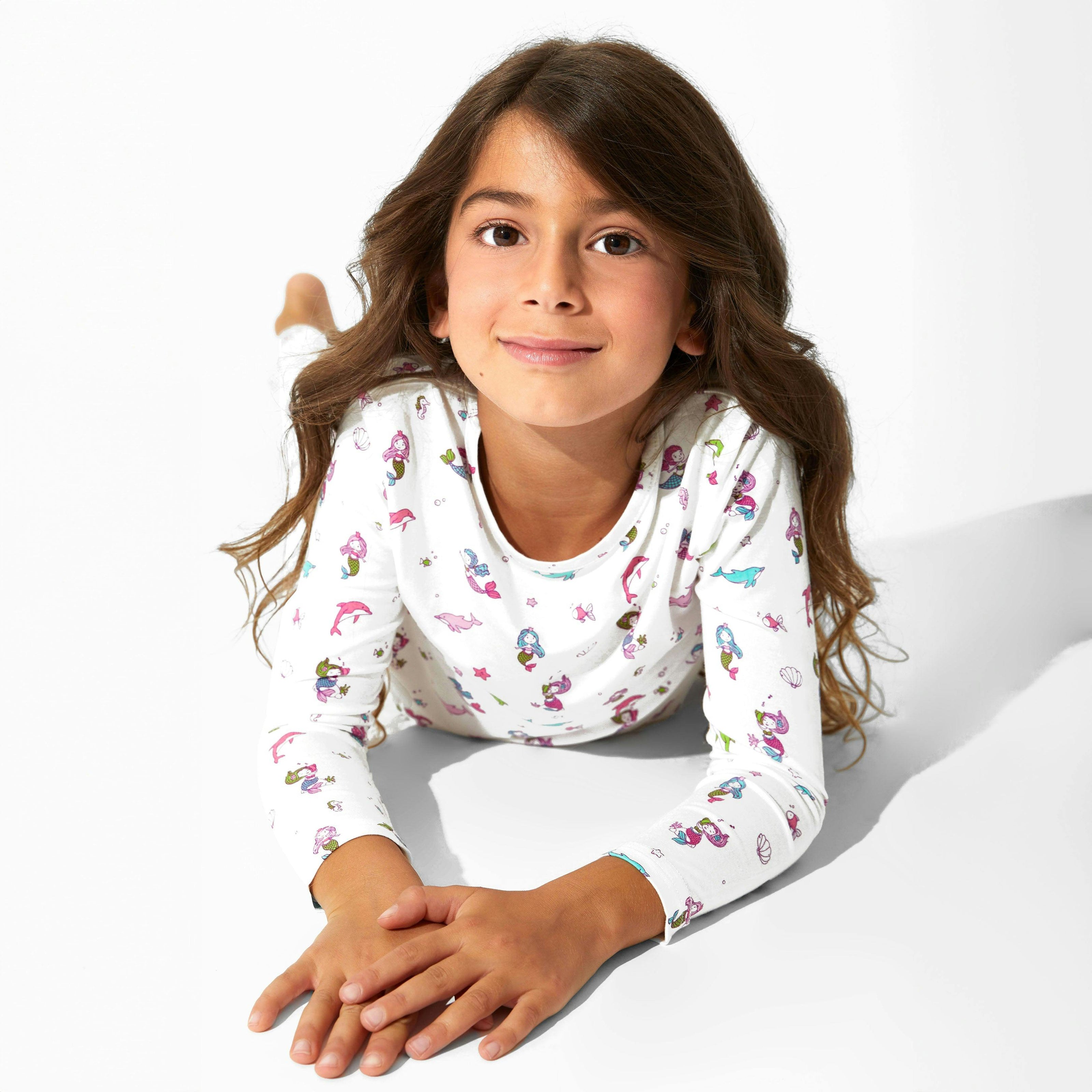 Mermaid Bamboo Kids Pajamas