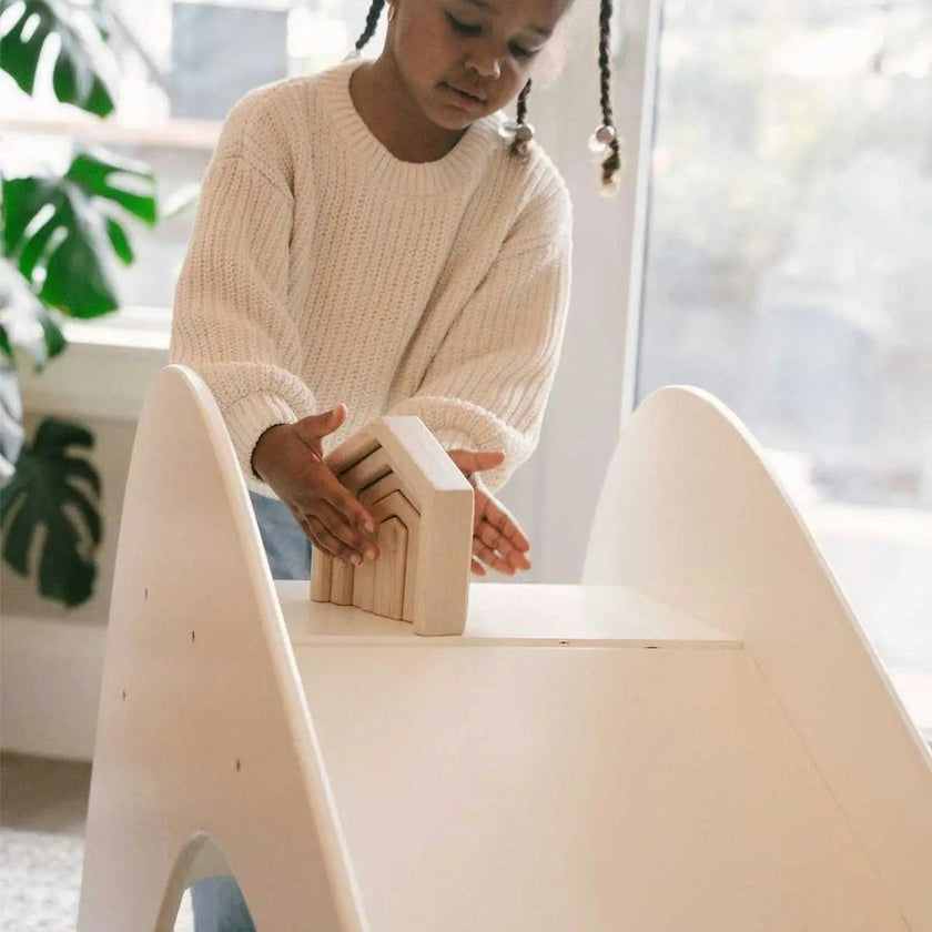 Toddler Wooden Slide Play Ramp