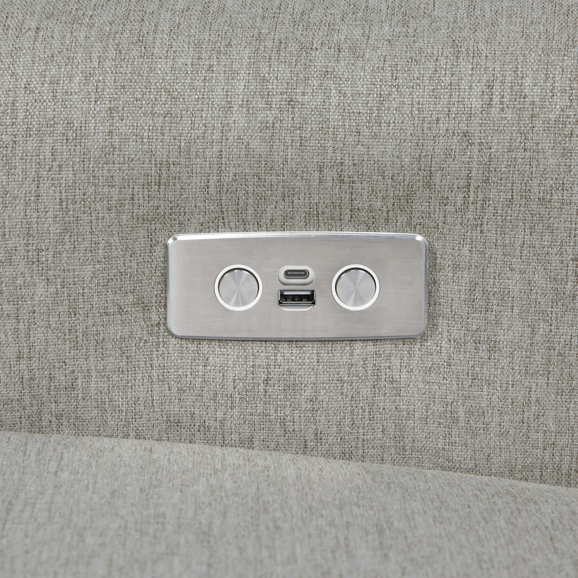 Linden Electronic Recliner And Swivel Glider