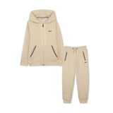 Beige Trim Detail Tracksuit