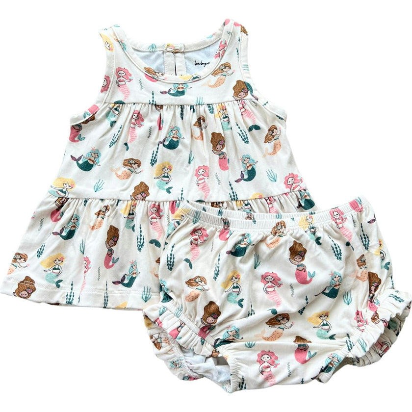 Double Peplum Tank Set Patriotic Ribbon