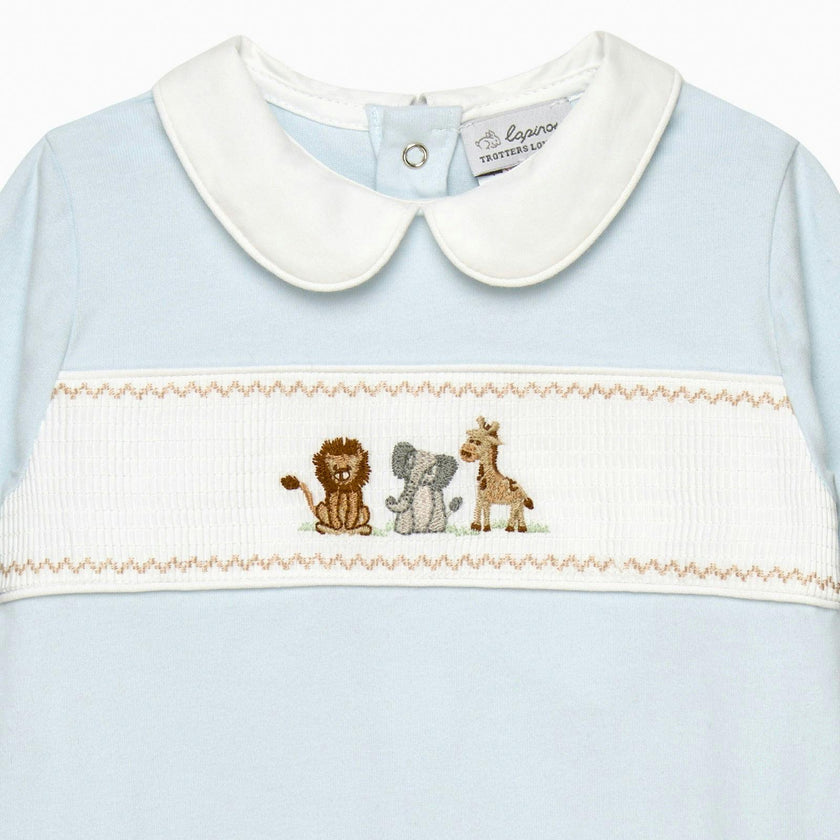 Baby Augustus & Friends Smocked Onesie