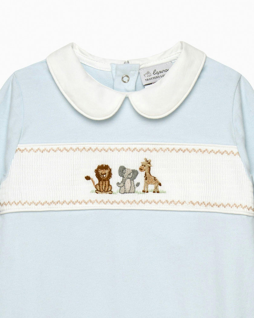 Baby Augustus & Friends Smocked Onesie