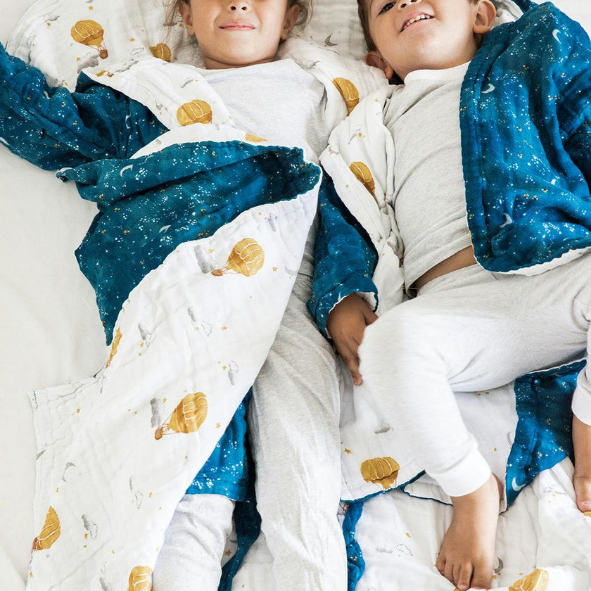 Certified Organic Muslin Reversible Bath Robe