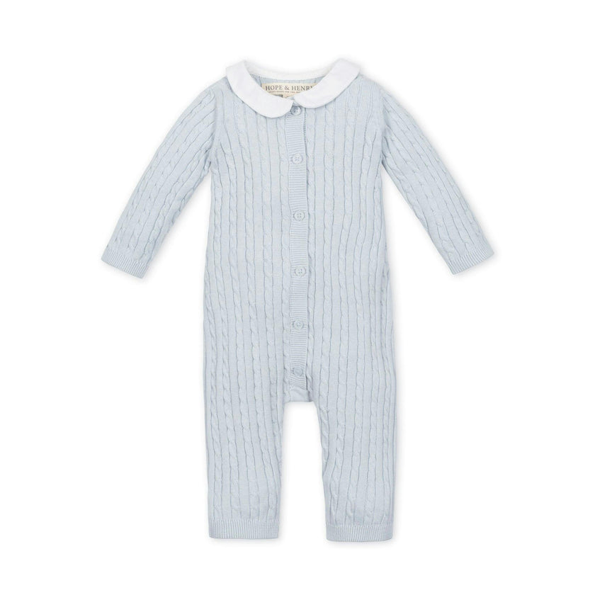 Organic Peter Pan Collar Sweater Romper