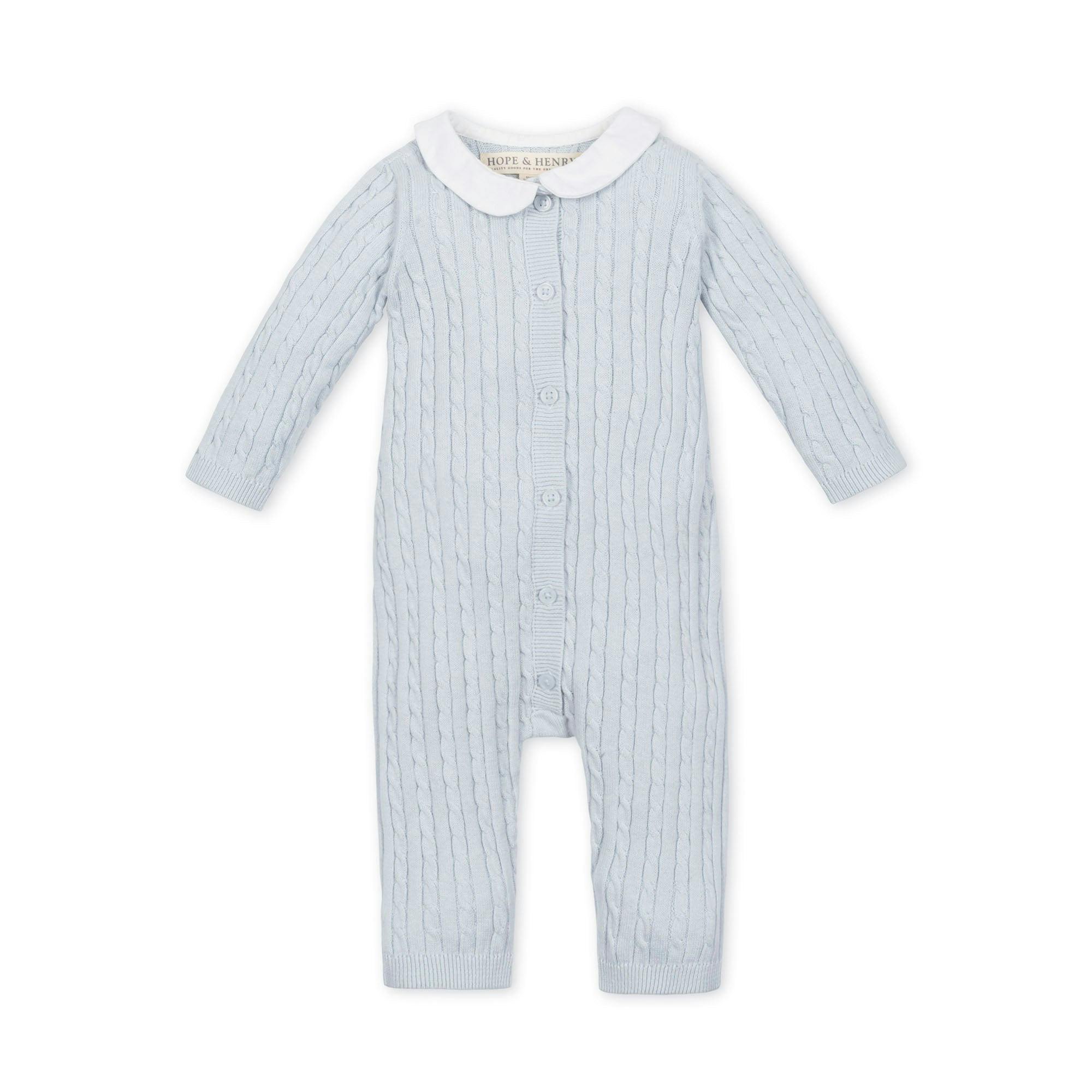 Organic Peter Pan Collar Sweater Romper