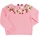 Strawberry Embroidered Jumper in Pink (12mths-6yrs)