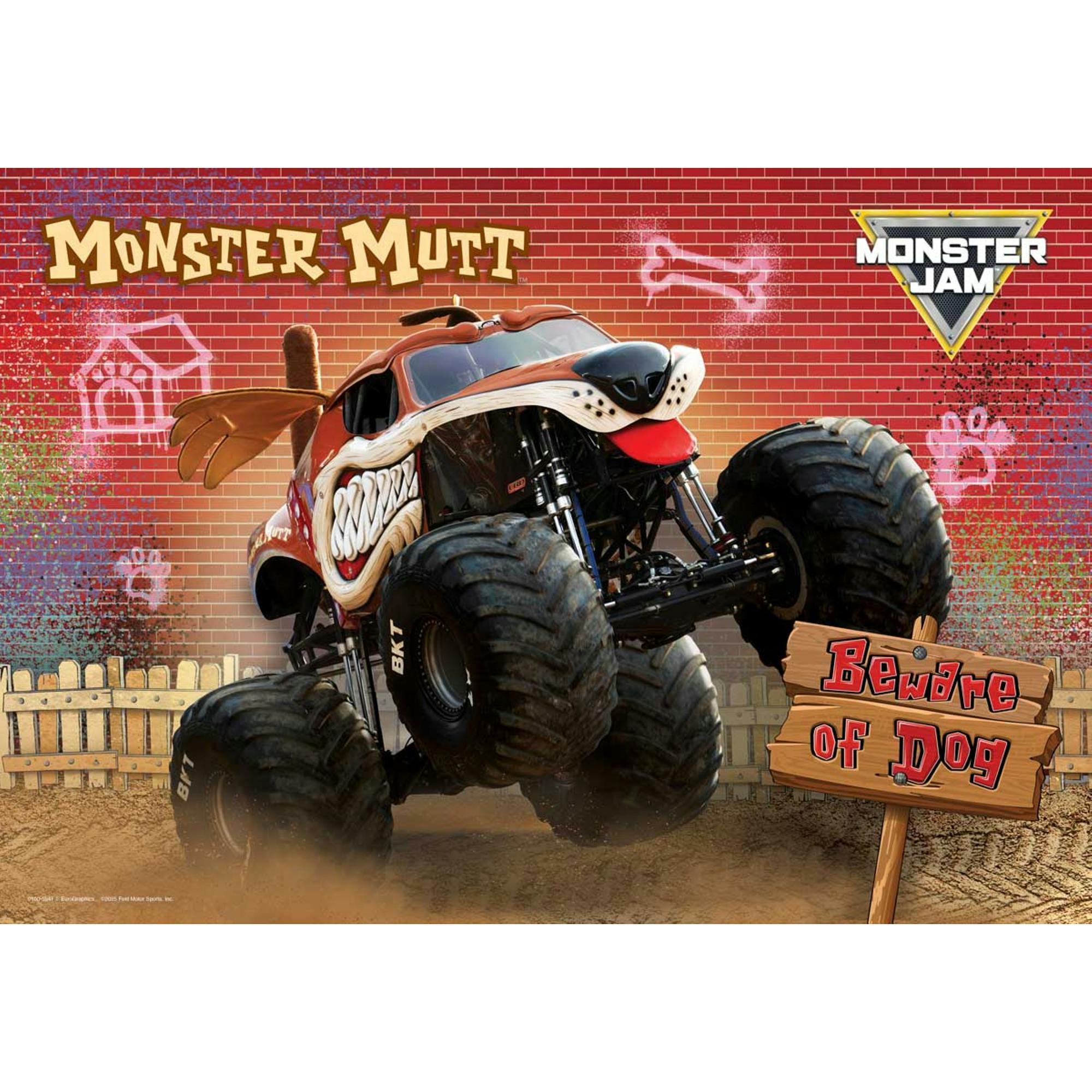 Monster Jam: Lunch Bag & 100pc Puzzle - Monster Mutt