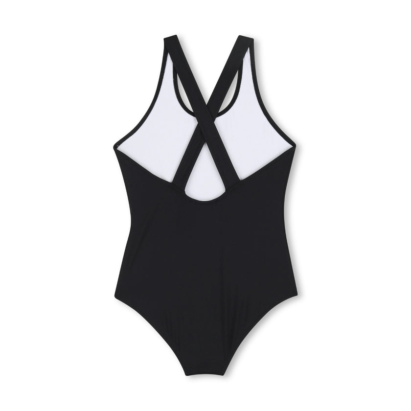Black Kenzo One-Piece Swimsuit
