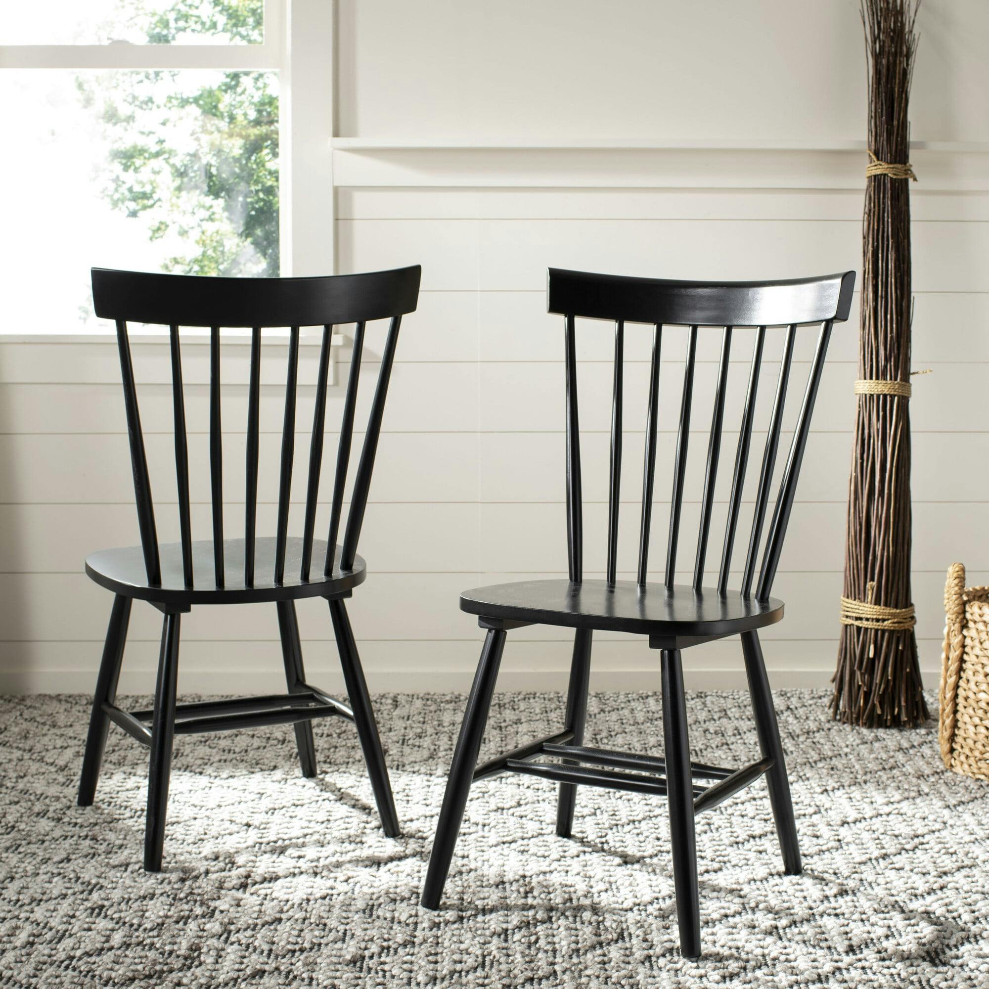 Set of 2 Parker Spindle Accent Chairs