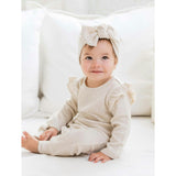 Mila Waffle Knit Flutter Sleeve Romper